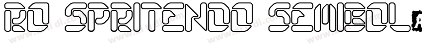 RO Spritendo SemiBol字体转换